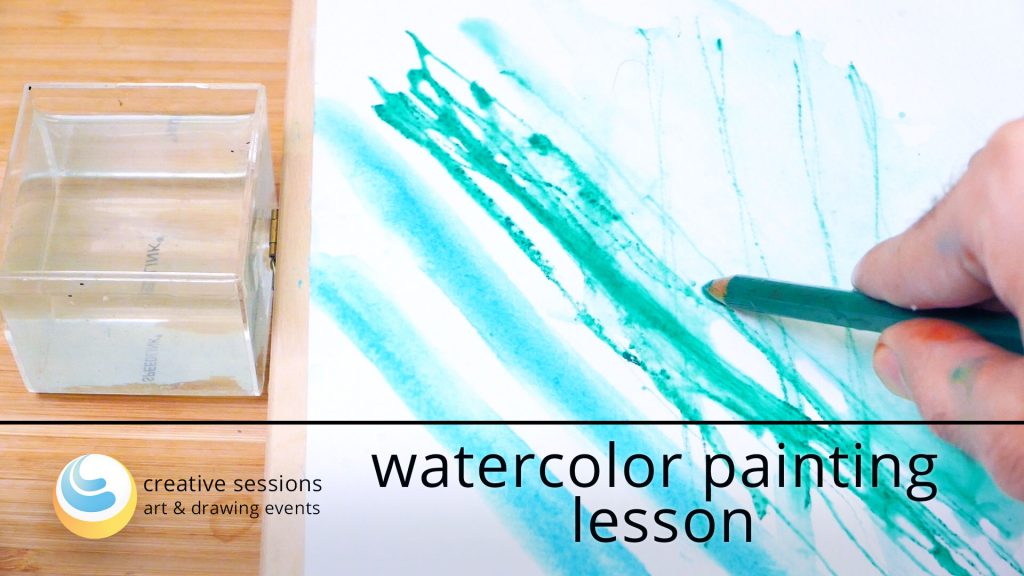 Watercolor Painting Lesson - Online, Free, Part 2 | Creative Sessions